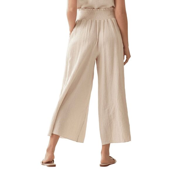 Charlie Paige Wide Leg Resort Pant Cotton and Pockets Size Small - Picture 3 of 11